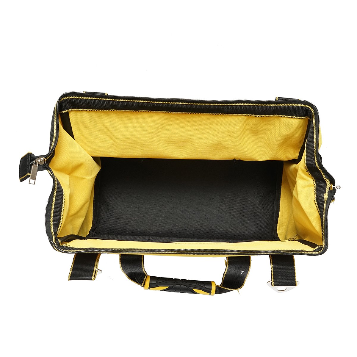 Geanta scule cu 14 buzunare, material textil, curea umar, manere cauciuc 410x240x300mm Crownman